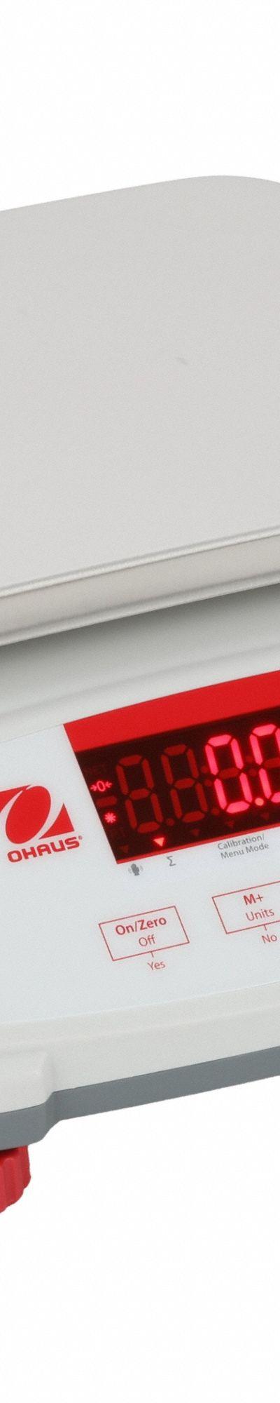 OHAUS Food Scale: 7 1/2 in Weighing Surface Dp - Food Scales