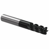 WIDIA Corner Chamfer End Mill: Carbide, TiAlN Coated, 5 Flute, 8 mm Mill Dia, 19 mm LOC, 0.4 mm Chf (MPN 7007602)