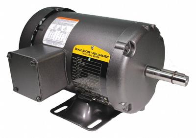 BALDOR General Purpose Motor: Rigid Base Mount, Totally Enclosed Fan Cooled, 1/4 hp - Rigid Base 3-Phase General Purpose AC Motors