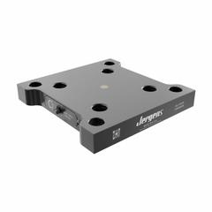 JERGENS Receiver Base: Quick-Loc, Rectangular, Alloy Steel, 130 mm W x 160 mm L x 27 mm H, 3.6 kg Wt (MPN QL2-100126). Key specifications — Product Type: Receiver Base; Brand: JERGENS; Compatible Pull Stud Part Number: QL-200805.