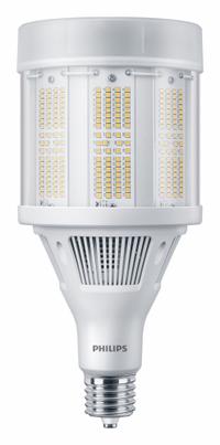 HID Replacement LED Bulb: Corncob ED23-1/2, Mogul Screw (EX39), 450 W Watt, 4000K, LED, 277 to 480V (MPN 450CC/LED/840/LS EX39 BB 3/1). Key specifications — Color Temperature: 4000K; Brand: PHILIPS; Shatter-Resistant: Yes.