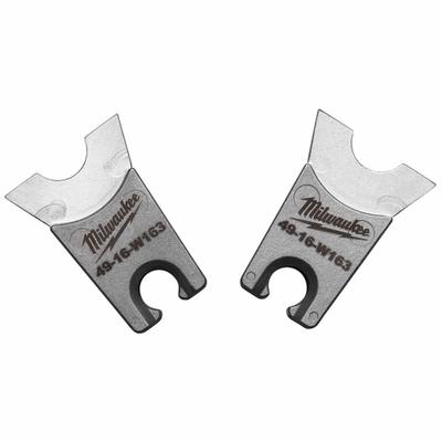 MILWAUKEE Upper and Lower Crimping Die: 1 AWG, W Style Dies, For Use With 2678-20 - Milwaukee Replacement Crimping Dies