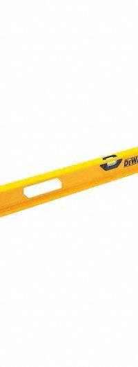 DEWALT I-Beam Level: Level & Plumb, I-Beam, 48 in Overall Lg, Top & Side Read, None Acrylic Block, 0 (MPN DWHT42166). Key specifications — attr934734: DWHT42166; attr934735: DEWALT; attr939796: Acrylic; attr983962: Aluminum; attr939959: Top & Side Read.