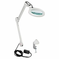 VISION-LUXO Round Magnifier Light: LED, 1.75x, 3 Diopter, 700 lm Max Brightness, 30 in Arm Reach (MPN LFG028216). Key specifications — Arm Material: Die-Cast Aluminum; Brand: VISION-LUXO; Magnification: 1.75x; ESD Safe: No; Lens Material: Glass; Lighting Technology: LED; Operating Voltage: 120V AC; Includes Ultraviolet Light: No.