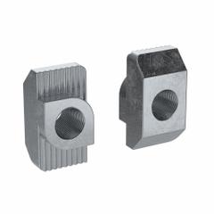 Hammer Nut: M8 Size, For 10 mm Slot Wd, 45 Series, Single Center, Zinc-Plated, Steel, 4 PK (MPN 096H10830). Key specifications — Fastener Type: Hammer Nut; Material: Steel; Finish: Zinc-Plated; T-Slot Fastener Type: Hammer Nut; Threaded Hole Location: Single Center; Compatible Series: Fath 45 Series; System of Measurement: Metric; Brand: FATH INC..