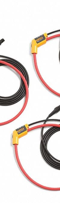 FLUKE Flexible Current Probe: CAT III 1000V/CAT IV 600V, Binder, 24 in Jaw Opening, AC Current, Flex (MPN I17XX-FLEX3K3P/WWG). Key specifications — Connector Type: Binder; Safety Rating: CAT IV 600V; Brand: FLUKE.