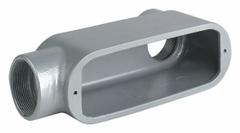 Conduit Outlet Body: Iron, 3 in Trade Size, LL Body, 173 cu in Body Capacity, Threaded Hub (MPN OLL-8M). Key specifications — Finish: Powder Coated; Includes: Set Screw Hubs; For Use With: IMC; Brand: HUBBELL KILLARK; Hub Style: Threaded; Mfr. Series: O.