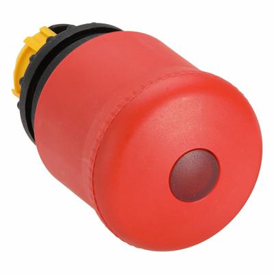 EATON Contact Block: Illuminated, Mushroom Head Profile, Non-Metallic, 22 mm - Illuminated Mushroom-Head Push Buttons
