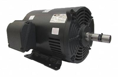 Dayton General Purpose Motor: Rigid Base Mount, Open Drip Proof, 5 hp, 230/460V AC - Rigid Base 3-Phase General Purpose AC Motors