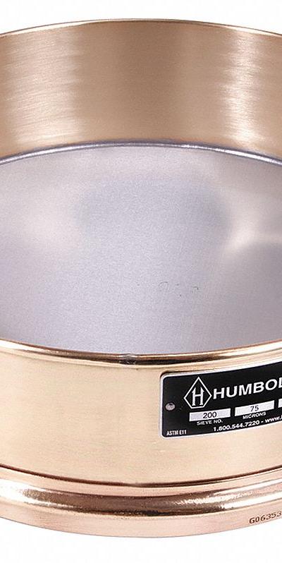 HUMBOLDT Standard Stainless Steel Cloth Test Sieve: Stainless Steel - Standard Stainless Steel Cloth Test Sieves