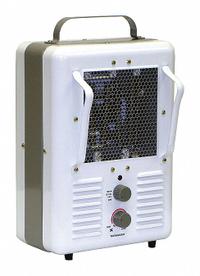 TPI CORP. Portable Electric Jobsite & Garage Heater: 1.3kW/1.5kW Watt Output, 5-15P, 120V AC (MPN 188-TASA). Key specifications — NEMA Plug Configuration: 5-15P; Includes: Safety Screen; Phase: 1; Wattage Output: 1.3kW/1.5kW; Voltage: 120V AC; Thermal Overheat Protection: Automatic Reset; Brand: TPI CORP.; Overall Dimensions - H x W x D: 16 in x 10 in x 9-1/2 in.