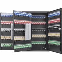 Key Cabinet: 300 Key Capacity, Dial Combo Lock, Steel, Black, 21 1/2 in Ht, 14 3/4 in Wd, 8 in Dp (MPN CB13352). Key specifications — Brand: BARSKA; Finish: Matte; Includes Key Tags: Includes Key Tags; Includes Mounting Hardware: Mounting Hardware Included; Color: Black; Mounting Location: Wall; Material: Steel.