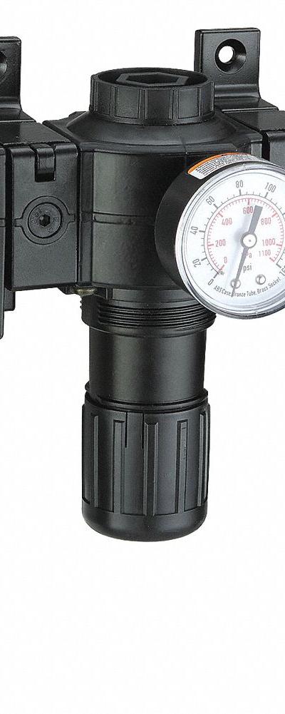 SPEEDAIRE Filter/Regulator/Lubricator: 3/4 in NPT - Speedaire Filter, Regulator & Lubricators (FRLs)