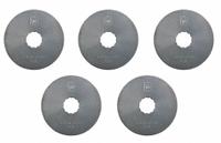 FEIN Oscillating Tool Blade: 3 1/8 in Blade Wd, 1 1/8 in Overall Lg, Long Cutting, 5 PK (MPN 63502103050). Key specifications — attr1097568: Long Cutting; attr1097557: FEIN; attr1097582: Metal.