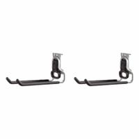 FASTTRACK Compact Hook: Steel, 12.8 in x 4.4 in x 8 in, 50 lb Load Capacity, Black (MPN 2140838). Key specifications — Brand: FASTTRACK; Includes: (2) Hooks; Material: Steel; Product Type: Compact Hook.