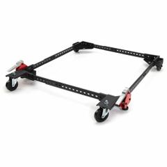STEELMAN General Purpose Dolly: 400 lb, Gray/Red, 34 in L x 5 in W x 5 in H Deck, Smooth, Raised End (MPN 67112). Key specifications — Brand: STEELMAN; Color: Gray; Caster/Wheel Configuration: (2) Rigid.