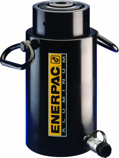 ENERPAC Lock Nut Hydraulic Ram: 150 ton Nominal Capacity, 10 in Nominal Stroke Lg - Lightweight Lock Nut Rams