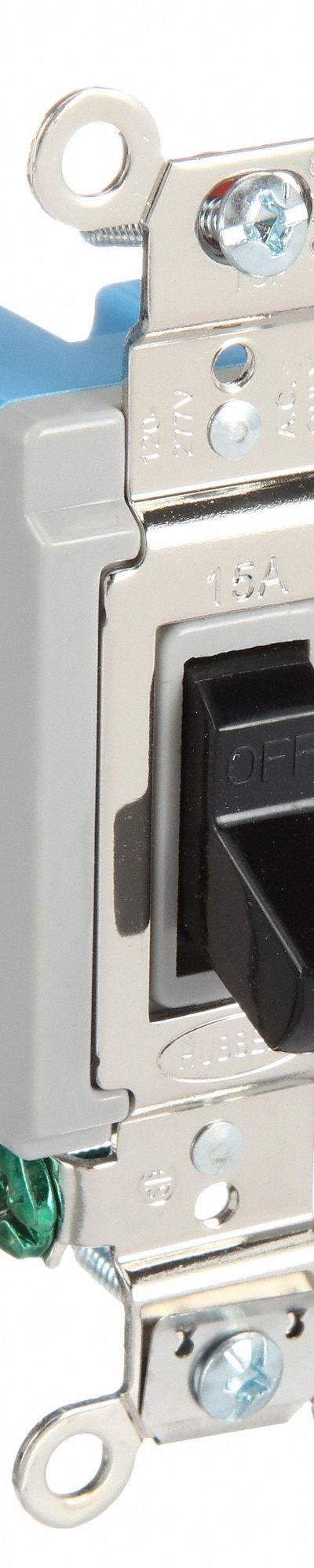 HUBBELL Wall Switch: Toggle Switch - Toggle Wall Switches