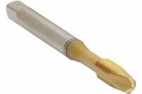 OSG Spiral Point Tap: #1-64 UNC, 2B, 2 Flute, Plug Chamfer, TiN Coated High Speed Steel (MPN 2884205)