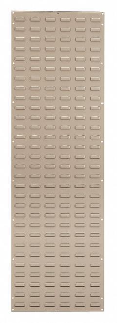AKRO-MILS Louvered Panel: 61 in x 18 in x 5/16 in, 1 Sides, 0 Bins, Beige (MPN 30118BEIGE). Key specifications — attr38851: Beige; attr38864: Powder Coated; attr38845: AKRO-MILS.