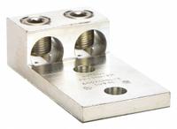 BURNDY Mechanical Connector: For Wire Size 2 AWG – 600 kcmil, 2 Wire Terminations (MPN K2A36U2N). Key specifications — Brand: BURNDY; Lug Material: Tin-Plated Aluminum.