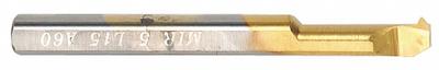CARMEX Threading Tool: 3.00mm Shank Dia., TiN, 1.40mm Center to Cutting Tip - Machining
