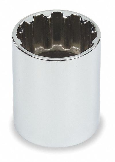 PROTO Socket: SAE, 3/4 in Drive Size, 1 1/16 in Socket Size, Spline, Std, Satin - 3/4" Drive Hand Sockets