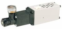 PARKER Manifold Air Regulator: 1.5 cfm Max Flow Rate, 5 psi to 125 psi, 120°F Max Op Temp, 5599-2 (MPN PS4038166CP)