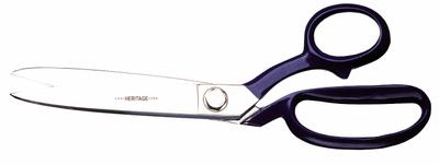 KLEIN TOOLS Industrial Shears: Right-Hand, 11 1/4 in Overall Lg, Straight, Steel, Fine - Offset Plastic-Handle Scissors