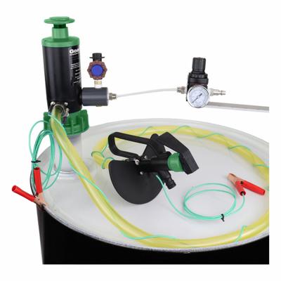 GOATTHROAT PUMPS Air Drum Pump: Pump w/ Discharge Hose & Nozzle, 1:1, 4.5 gpm Max. Flow Rate - Air & Hand-Operated Piston Drum Pumps