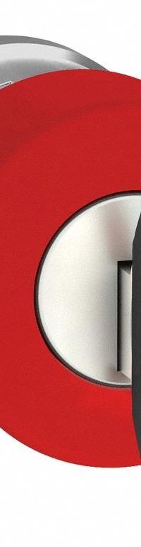 SCHNEIDER Emergency Stop Push Button: Red, 22 mm Mounting Size, Metallic, Maintained (MPN ZB4BS934). Key specifications — Brand: SCHNEIDER; Action: Maintained; Series: XB4; Push Button Material Type: Metallic.