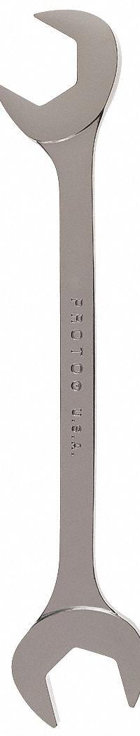 PROTO Open End Wrench: Alloy Steel, Chrome, 1 1/8 in Head Size, 11 in Overall Lg, Std (MPN J3136). Key specifications — attr309776: No; attr309781: Chrome; attr309780: Alloy Steel; attr324939: PROTO.