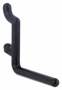 FUNCTIONAIRE Single Rod Pegboard Hook: 1/4 in Peg Hole, For 1 in Pegboard Hole Spacing, Black, 8 PK (MPN FH3-4). Key specifications — Color: Black; For Tool Type: Hammers; Locking System: Snap-On; Mounting Type: Surface; Material: Thermoplastic; Accessory Type: Straight-End Single Hook; Brand: FUNCTIONAIRE.