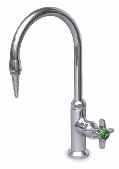WATERSAVER FAUCET COMPANY Laboratory Faucet: Faucet, Single-Post, 1 Handles, Cross, Serrated Nozzle (MPN L614). Key specifications — Brand: WATERSAVER FAUCET COMPANY; Color/Finish: Chrome; Product Type: Faucet.