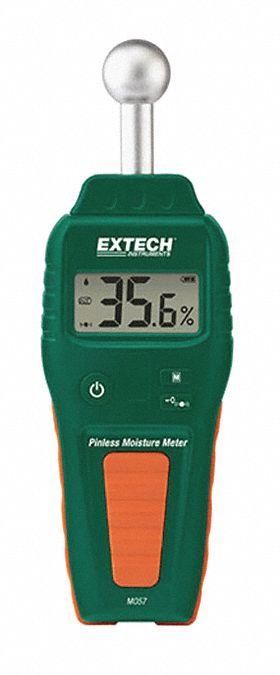 EXTECH Pinless Moisture Meter for Tile: Digital, LCD, Pinless, Wood, Ball Pinless - Pinless Moisture Meters