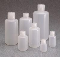 NALGENE Storage Bottle: LDPE, 16.9 fl oz, 500 mL, Natural, 28 mm Screw Closure Size, Polypropylene (MPN 2003-0016). Key specifications — Body Color: Natural; Closure Attached: Attached; Brand: NALGENE; Pre-Cleaned: None; Closure Included: Yes.