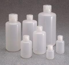 NALGENE Storage Bottle: LDPE, 16.9 fl oz, 500 mL, Natural, 28 mm Screw Closure Size, Polypropylene (MPN 2003-0016). Key specifications — Body Color: Natural; Closure Attached: Attached; Brand: NALGENE; Pre-Cleaned: None; Closure Included: Yes.