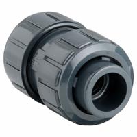 ASAHI Ball Check Valve: Ball, Inline Valve Body, PVC, 1/2 in Pipe Size, True Union Socket, Std, EPDM (MPN 1210005). Key specifications — Brand: ASAHI.