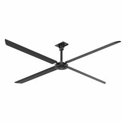 HUNTER INDUSTRIAL Ceiling Fan: 85,466 cfm Airflow, 14 ft Blade Dia, Variable Speeds, 120V AC, Silver (MPN X14-11P-IP-04). Key specifications — Voltage: 120V AC; Light Kit: No; Series: XP; Number of Speeds: Variable; Phase: Single; Current: 8.3 A; Brand: HUNTER INDUSTRIAL.