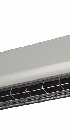 FOSTORIA Electric Infrared Heater: 3150W Watt Output, 208V AC, 1 Phase, Hardwired, 60° Beam Pattern (MPN FSA-3120-1). Key specifications — Wattage Output: 3150W; Voltage: 208V AC; Brand: FOSTORIA; Electrical Connection: Hardwired; Element Type: Flat Panel Emitter; Housing Color: Silver; Housing Material: Aluminum; Overall Dimensions - L x W x D: 47-1/16 in x 5-3/4 in x 9 in.