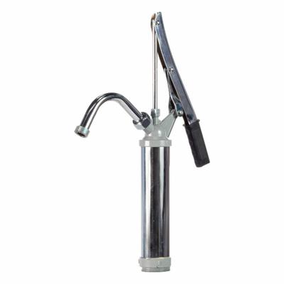 FILL-RITE Hand Pump: Lever Action, Pump with Spout, Steel Housing, 11 oz per stroke - Lever Handle Standard Drum Pumps