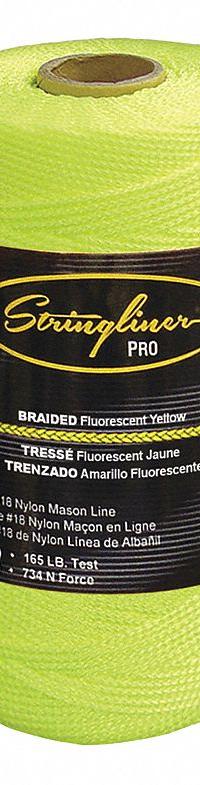 STRINGLINER Mason's Line: Line Type Braided, Material Nylon, 1,000 ft Overall Lg (MPN 35765). Key specifications — attr1008700: Nylon; attr1008699: Braided; attr1004994: STRINGLINER; attr1004995: Mason's Line Reel.