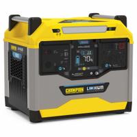 CHAMPION POWER EQUIPMENT Portable and Inverter Generator: 1,600 W Rated Watt, 3,200 W Surge Watt (MPN 100594). Key specifications — Parallel Configuration Capable: Yes; Includes: AC Charge Cable; Includes Wireless Charging: No.