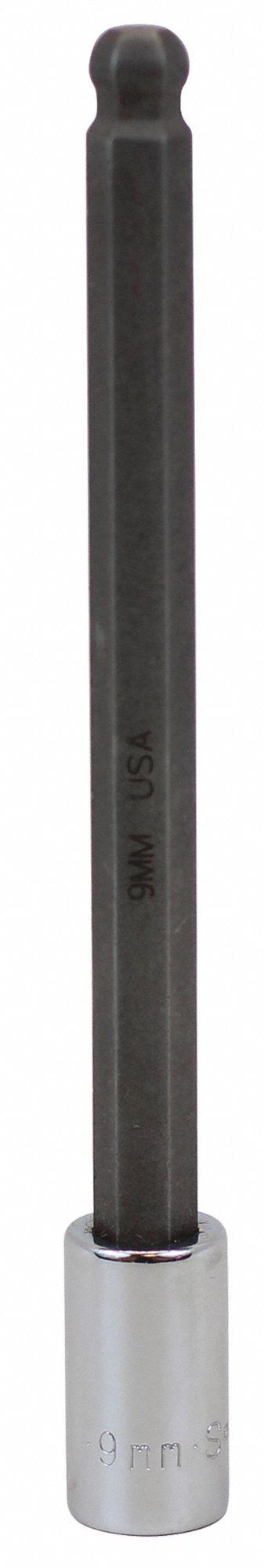 SK PROFESSIONAL TOOLS Socket Bit: 3/8 in Drive Size - Ball-End Hex Bit Sockets