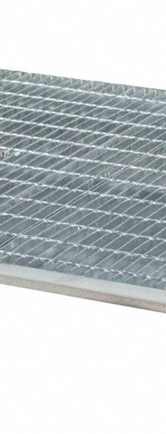 DENIOS Sump Insert Decking: 96 in x 36 in, Sump, 11 ga Decking, 6,900 lb Load Capacity, Blue (MPN K38-1140). Key specifications — Finish: Zinc-Plated; Brand: DENIOS; Material: Steel; Decking Edge: Sump; Color: Blue.