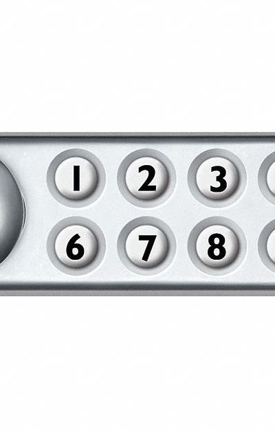 CODELOCKS Electronic Keyless Lock: Powder Coated - Electronic Keypad Cabinet & Locker Locks
