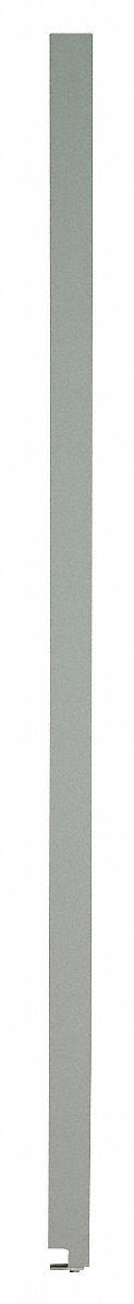 ASI GLOBAL Partition Column: Plastic Polymer, Pebble, Gray, 82 in Ht, 5 in Wd, 1 in Thick (MPN 65-M087059-9200). Key specifications — Inner Core Type: Solid Polymer; Brand: ASI GLOBAL PARTITIONS; Color: Gray; Finish/Texture: Pebble.