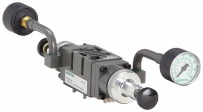 NUMATICS Sandwich Dual Air Regulator: 69 cfm Max Flow Rate, 10 psi to 130 psi - Numatics Sandwich Manifold Compressed Air Regulators
