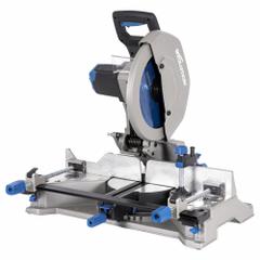 EVOLUTION Mitering Chop Saw: 14 in Blade Dia., 1,450 RPM Max. Blade Speed, 120V AC, 15 A Current (MPN 102-0004). Key specifications — attr1255370: EVOLUTION; attr1255371: Mitering Chop Saw; attr1255373: 120V AC.