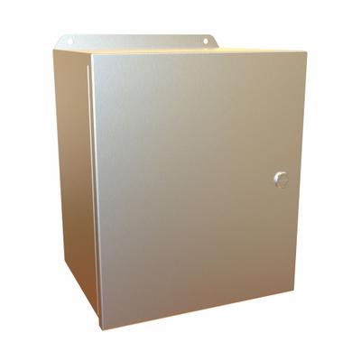HAMMOND Electrical Enclosure: Stainless Steel, 12 in x 10 in x 8 in, NEMA 12/13/3R/4/4X - Stainless Steel Enclosures